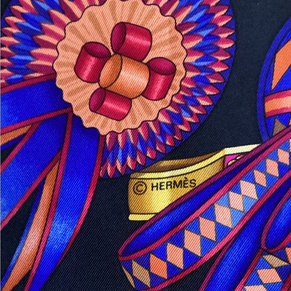 Hermes’ silk 90 silk scarf